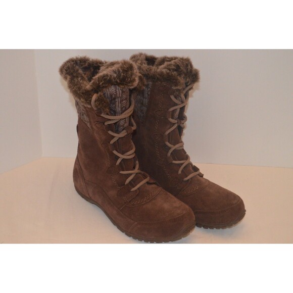 The North Face Women's Size 8.5 US Tall Boots NF0A32Y7 Brown Waterproof 200 gram - Picture 1 of 11